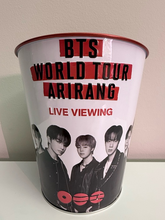 Bts Other - Exclusive Collectible Tin BTS World Tour Arirang Live Viewing Popcorn Bucket